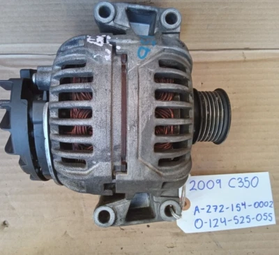 2008-2011 MERCEDES BENZ C350 ALTERNATOR GENERATOR OEM A2721540002 0124525055 - Image 1 of 4