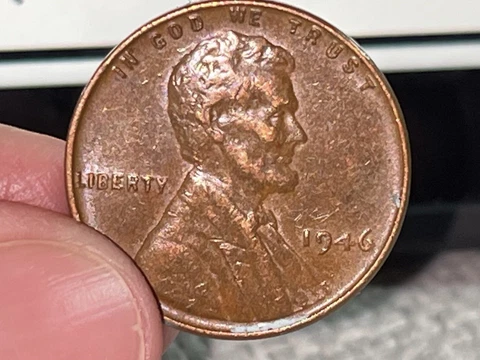 1946 Wheat Penny No Mint 95% Copper Cover