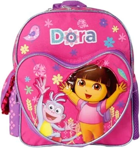 Zaino scuola Dora l'esploratrice con stivali 12" raccolta oro - Foto 1 di 1