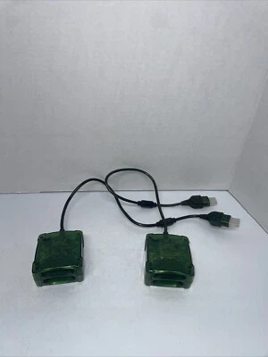 INTEC ORIGINAL XBOX GREEN WIRELESS CONTROLLER DONGLE ADAPTER RECEIVER ONLY Lot 2 - Image 1 of 4