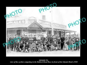 OLD POSTCARD SIZE PHOTO OF ADELAIDE SA THE BICYCLE CLUB AT GLYNDE HOTEL c1920 - Picture 1 of 1