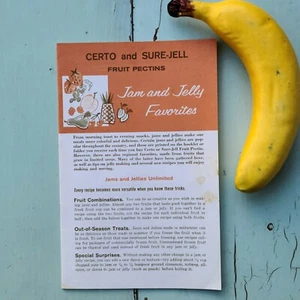 Vintage General Foods Certo und Sure-Gell Marmelade und Gelee Favoriten Rezeptheft - Bild 1 von 7