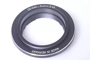 ✅ ROLLEI ROLLEIFLEX MACRO RETRO ADAPTER SL SL35 E49 49MM RING TO REVERSE LENSES - Picture 1 of 2