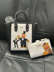 Mini Bolso de Mano Kate Spade Novedad Disney Los Muppets➕Cartera Kate Spade Muppets - Imagen 1 de 12