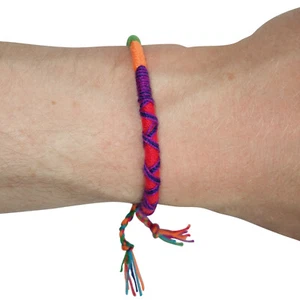 Brazalete de algodón arco iris para hombre mujer niños niño niña joyas - Imagen 1 de 2