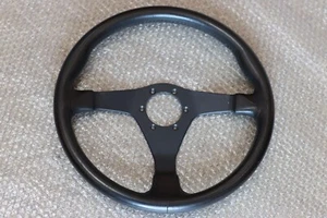 Nardi Gara 3 spoke, 365mm black leather steering wheel - Picture 1 of 9