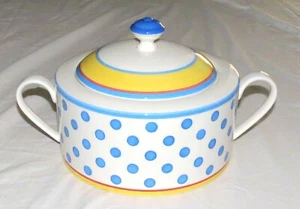 Villeroy & Boch Twist Anna 8 pulgadas redondo cubierto plato vegetal cuenco con tapa - Imagen 1 de 4
