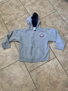 Disney Kids Large Full Zip Hoodie Gray Lacrosse - Picture 1 of 7