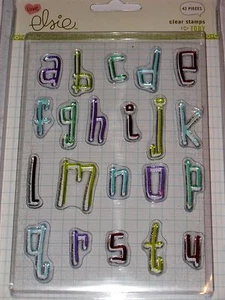 ELSIE CLEAR DESIGNS "ABC's UND MEHR ZUM KREATIVEN STEMPELN - KARTEN & SCRAPBOOKING - Bild 1 von 10