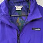 Cannondale Reflective Purple Bicycling Windbreaker Jacket Size Medium Lined