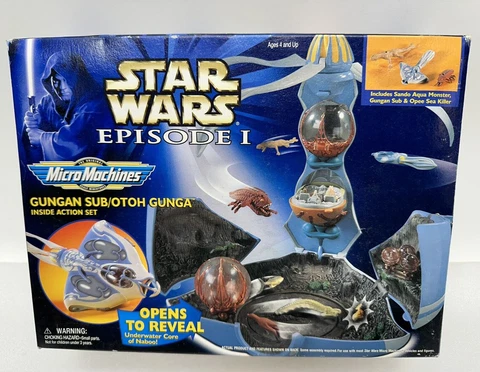 STAR WARS EPISODE 1 Gungan Sub / Otah Gunga MICRO MACHINES Sealed READ Cover
