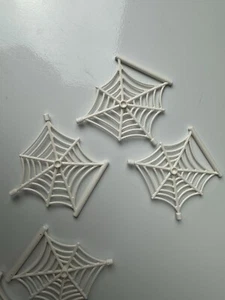 LEGO SPIDER WEB with BAR ~ White Spiderweb Insect Animal Accessory NEW 3 Pieces - Picture 1 of 3