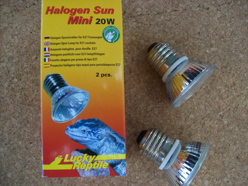 Lucky Reptile Halogen Sun Mini 20W 35W o. 50W Wärmestrahler Spot Wärmelampe