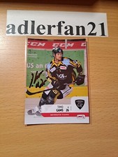 DEL2 18-19 2018-2019 SIGNED Timo Gams Bayreuth Tigers