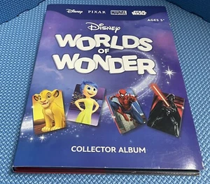 Disney World of Wonders Collectors Album With Complete Set Of Cards - Picture 1 of 9