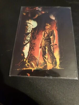 2009 Topps Indiana Jones Masterpieces  Panoramic Sketch Card 1/1 Indy Color - Image 1 of 4