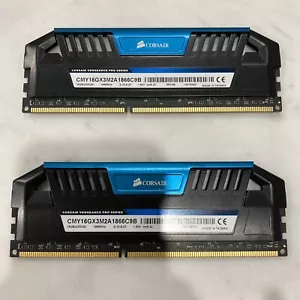 CORSAIR VENGEANCE PRO 16GB (2x8GB) 1866MHz RAM DDR3 15000 CMY16GX3M2A1866C9B - Picture 1 of 2