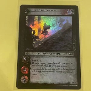 CCG/TCG FOIL Troop Of Grupo De Uruk-Hai 1R143 (Portuguese) The Lord of the Rings - Picture 1 of 6
