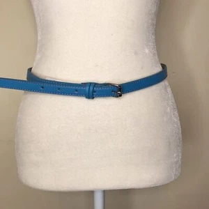 Girls size XL Belt Blue Pink Stitched thin - Picture 1 of 5