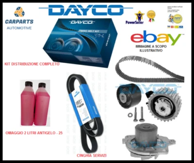 Kit distribuzione Alfa 147 1.9 JTD JTDM 16v+pompa acqua e cinghia servizi Dayco - Image 1 of 4