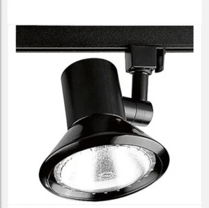 (24) Progress Lighting Alpha Trak 1-Light Black Shallow Track Head P9220-31 - Picture 1 of 2