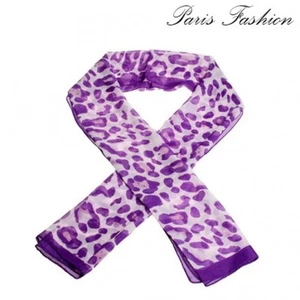 FOULARD LEOPARD COULEUR AU CHOIX - Picture 1 of 3