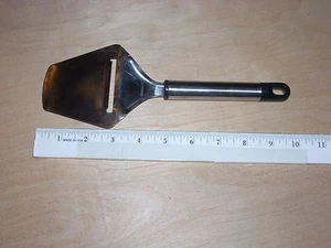 Edelstahl Hartkäse 9 1/2 Zoll Schneider Edelstahlgriff hängende Spitze - Bild 1 von 3