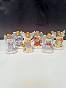 Lot 6 Vintage 1996 Bronson Collectibles Heavenly Guardians Angel Figurines - Picture 1 of 12