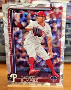 2025 Topps Diamante Ranger Suarez #56 Philadelphia Phillies Parallel - Bild 1 von 2