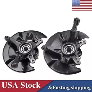 Pair Front Steering Knuckle & Wheel Hub Bearing for 2006 2007 - 2011 Honda Civic - Bild 1 von 8