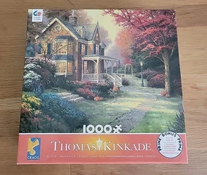 Thomas Kinkade Victorian Autumn Ceaco 1000-teiliges Puzzle versiegelt - Bild 1 von 1