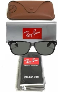 Ray Ban RB2132 901 58 Neu Sonnenbrille Schwarz Eckig Unisex 58 mm Polarisiert - Bild 1 von 4