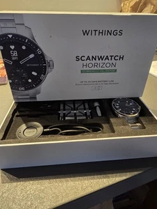 Montre santé WITHINGS Scanwatch Nova Bleue - Picture 1 of 2