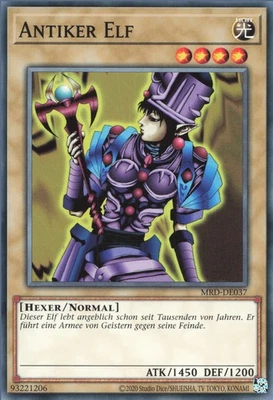 YuGiOh Antiker Elf MRD-25TH-DE037 Common Deutsch NM unl. - Bild 1 von 2