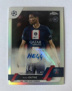 Hugo Ekitike Auto - Rookie - 2022/23 Topps UCC Chrome - PSG Liverpool - Bild 1 von 1