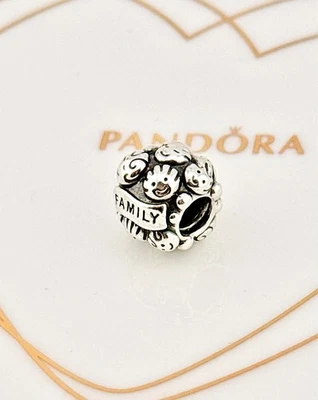 New Genuine Authentic Pandora Sterling Silver Family Love Bonds Charm 791039 - Image 1 of 4