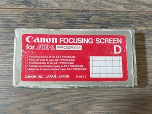 Canon Focusing Screen for AE-1 Program Grid mat Type D - Picture 1 of 3