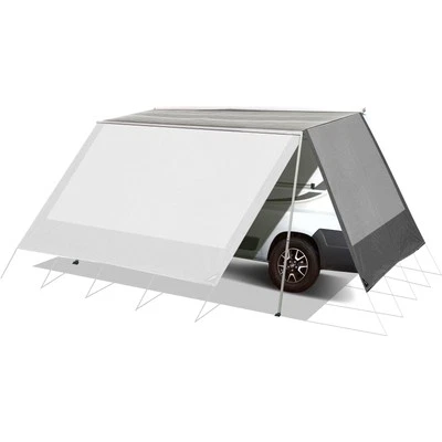 BRUNNER Sonnensegel Seitenwand Markise Belveder Camping Bus Sonnendach Wohnwagen