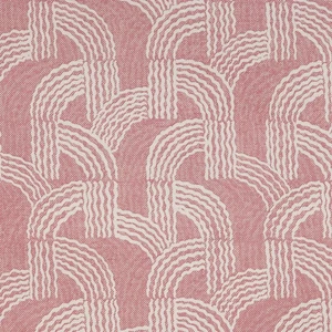 Fermoie Flowing Water Cotton Print Fabric - Fontana / Rose 0.65 yd FONT-002 - Picture 1 of 2