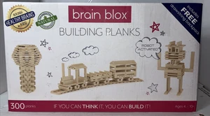Brain Blox Wooden Blocks Hands-on Learning Stem Homeschool 300 Pieces - Picture 1 of 9