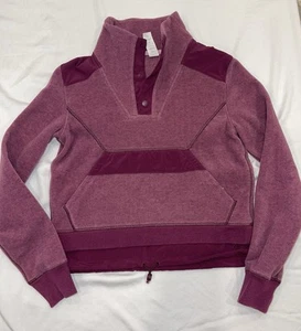 IVIVVA LULULEMON to the peak fleece 1/4 snap pullover size 8 girls - Picture 1 of 6