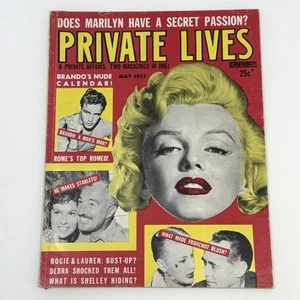 Private Lives & Private Affairs Magazine April/May 1955 Marilyn Monroe Cover - Imagen 1 de 11