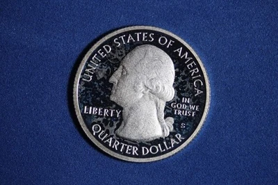 2010 S ARIZONA GRAND CANYON SILVER PROOF WASHINGTON QUARTER #K57083 - Image 1 of 2