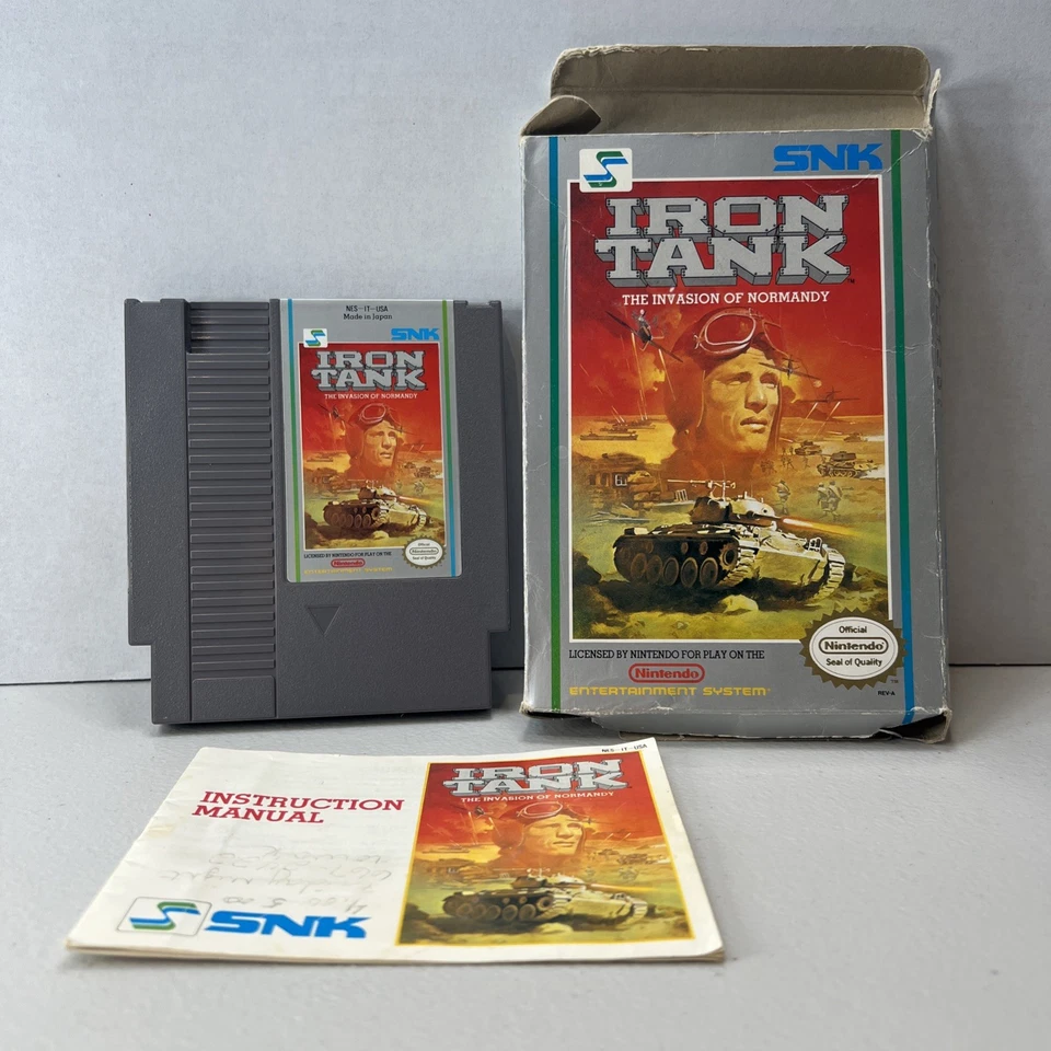 Iron Tank -- NES Nintendo Game Original Box Complete CIB with Manual. Vintage - Image 1 of 4