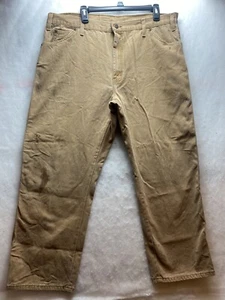 Dickies Mens 40x30 Beige Canvas Cotton Blend Carpenter Pants - Picture 1 of 8