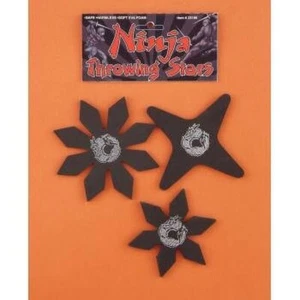 Disfraces de Rubie Estrellas Ninja Halloween Disfraz Accesorios 3 unidades - Imagen 1 de 1