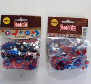 Western Confetti Table Scatter Decorations 2 Packs, Each 1.2 oz - New - Sealed - Picture 1 of 1