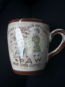 ** VINTAGE ** You're In The Dog House Paw Coffee Mug - BONE CHINA ~ Collectable  - Picture 1 of 7