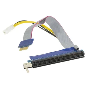 G01 PCI-E 1x auf 16x Verlängerungskabel Riser Extender Extension Adapter Karte - Afbeelding 1 van 7