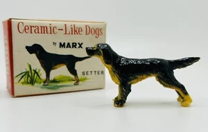 Juguete Coleccionable Serie Cerámica Marx Como Perros Caja Original Años 60 Gordon Setter - Imagen 1 de 14